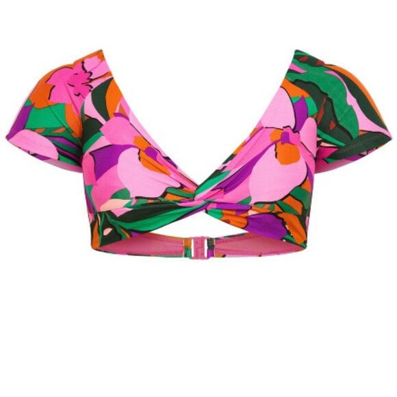 ISO - CITY CHIC Plus Size Sicilia Underwire Print Bikini Top 18 20 22 - Picture 2 of 5